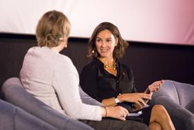 Kate Bulkley with Alex Mahon, Chief Executive Officer, Channel 4
