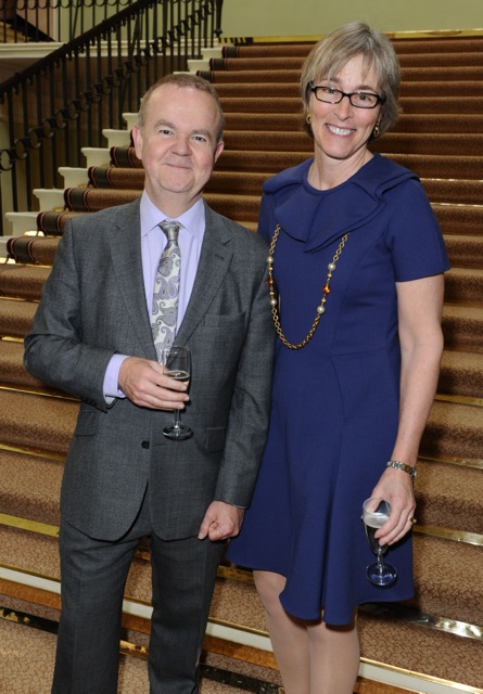Kate with Ian Hislop, editor of Private Eye and co-writer of The Wipers Times, winner of the Best Single TV Drama for 2013. 
