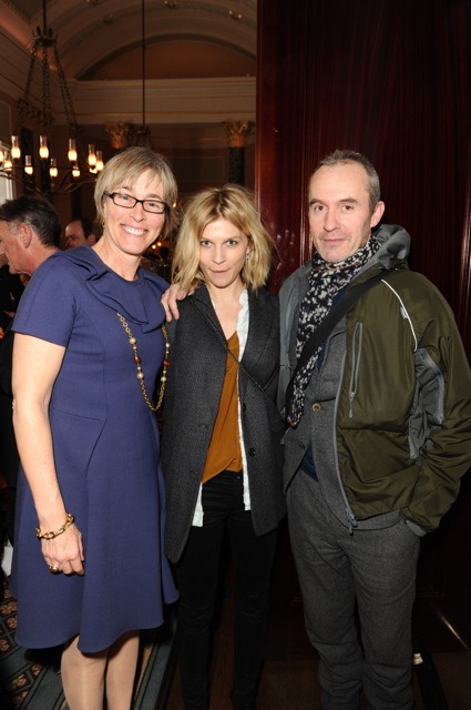 Kate with actors Clemence Posey and Stephen Dillane of The Tunnel (Best Multichannel TV winner) 