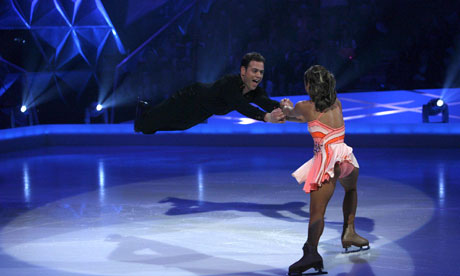 ITV shows such as Dancing on Ice have lucrative apps  some 200,000 people downloaded one during the 2011 series. Photograph: Ken McKay/Rex Features

