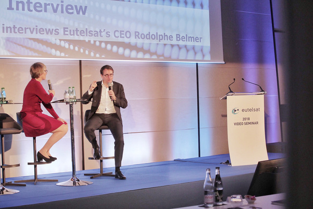Kate interviews Rodolphe Belmer, CEO Eutelsat