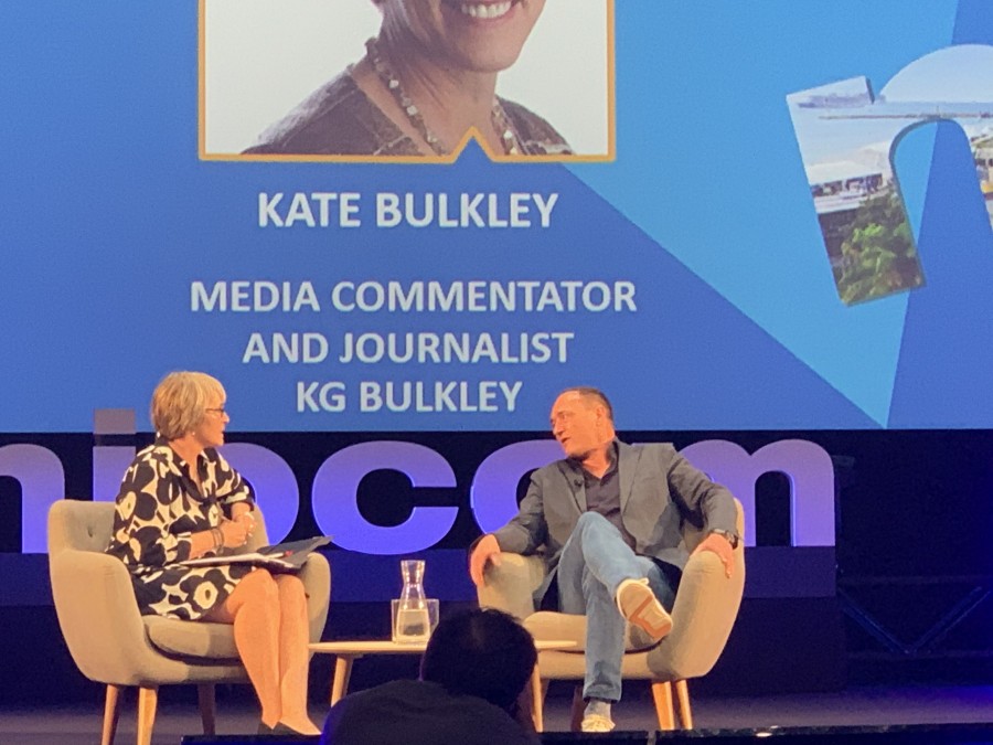 Kate interviews Max Conze 
at Mipcom 2019