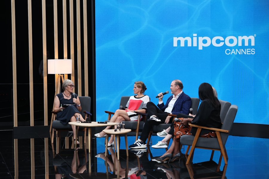 Kate moderated two panels at Mipcom 2022 in October. The Pivot to AVOD and The future of Rights in the Streaming World.