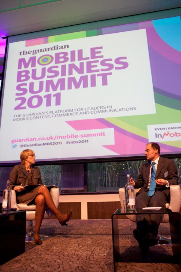 Kate interviews Warren East, CEO ARM at the Guardian Mobile Business Summit 2011