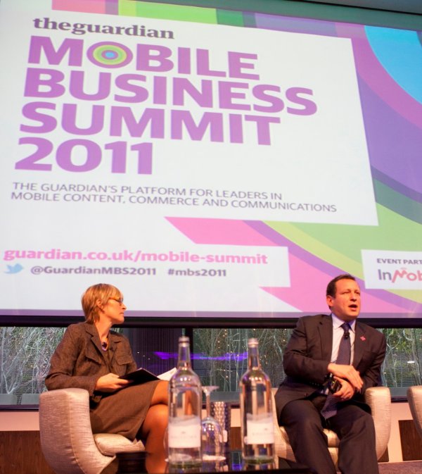 Kate interviews Ed Vaizey, Minister for Culture Communications and Creative Industries at the Guardian Mobile Business Summit 2011