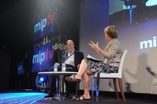 Kate and Miles Young at MipTV 2011