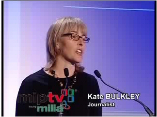 Kate introduces Jana Bennet & Ashley Highfield Keynote Speeches at the MIPTV Conference, 18th April 2007.